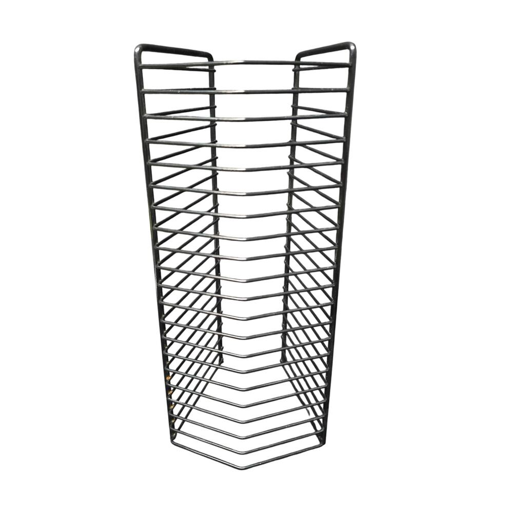 Black Metal CD Holder Shelf Organizer Media Storage for 20 Compact Discs